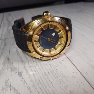 Invicta Gold and Black Watch